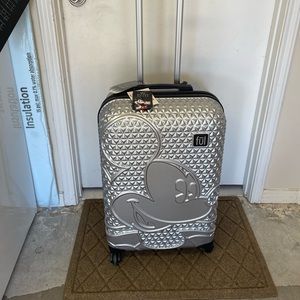 Mickey Mouse Suitcase, silver Disney Suitcase, Ful Luggage,